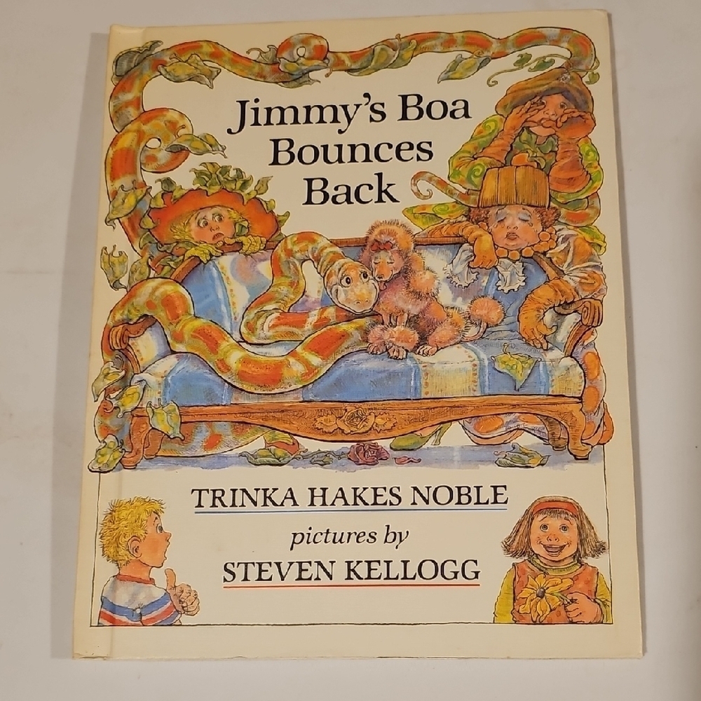 Jimmy's Boa Bounces Back-Hardcover Book